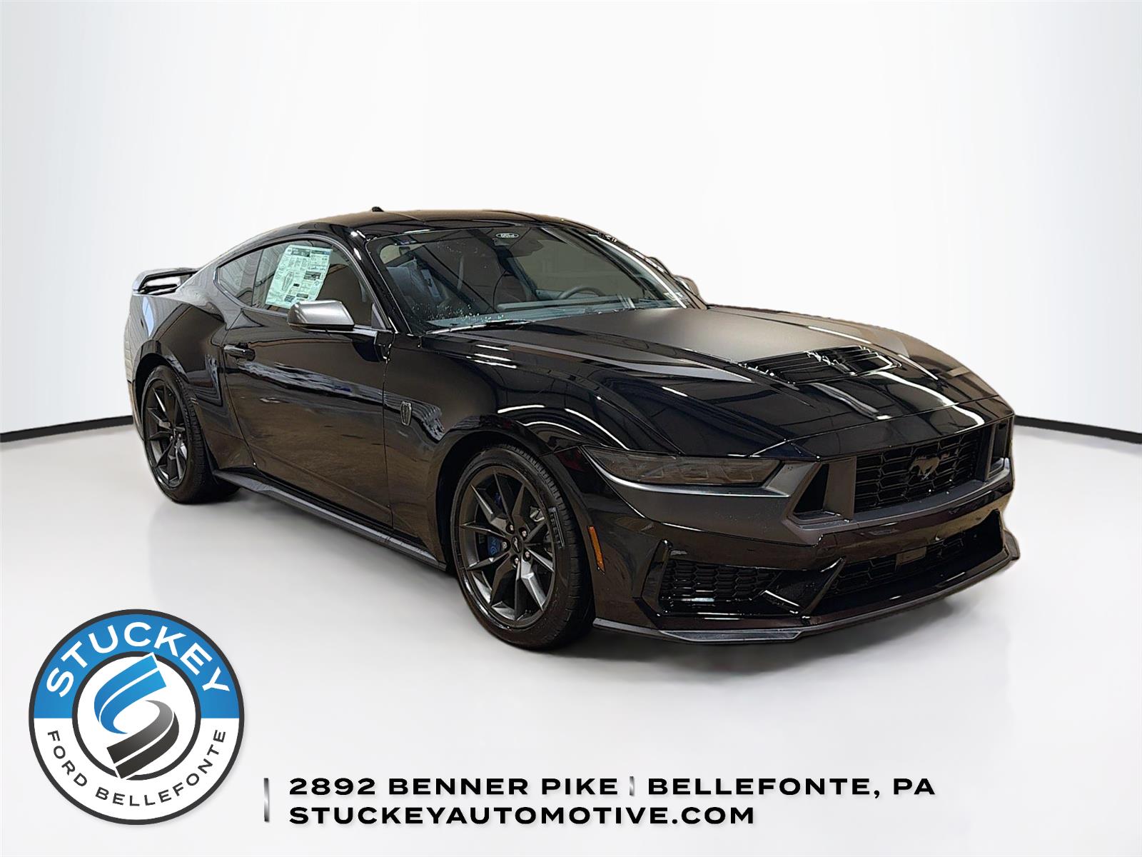 Shadow Black 2025 Ford Mustang Dark Horse Fastback RWD Coupe Rear-Wheel Drive Automatic