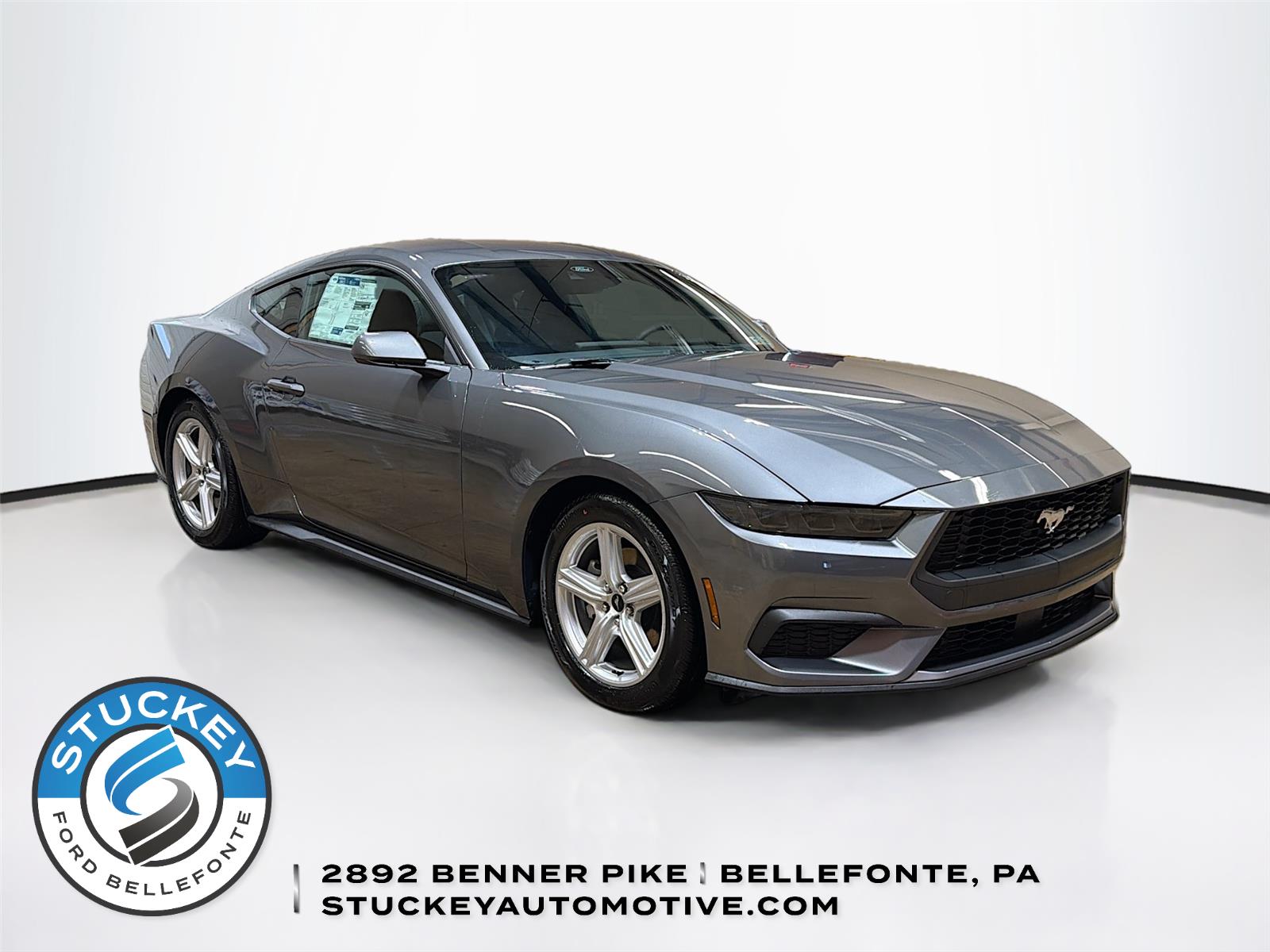 Carbonized Gray 2026 Ford Mustang EcoBoost Fastback RWD Coupe Rear-Wheel Drive Automatic