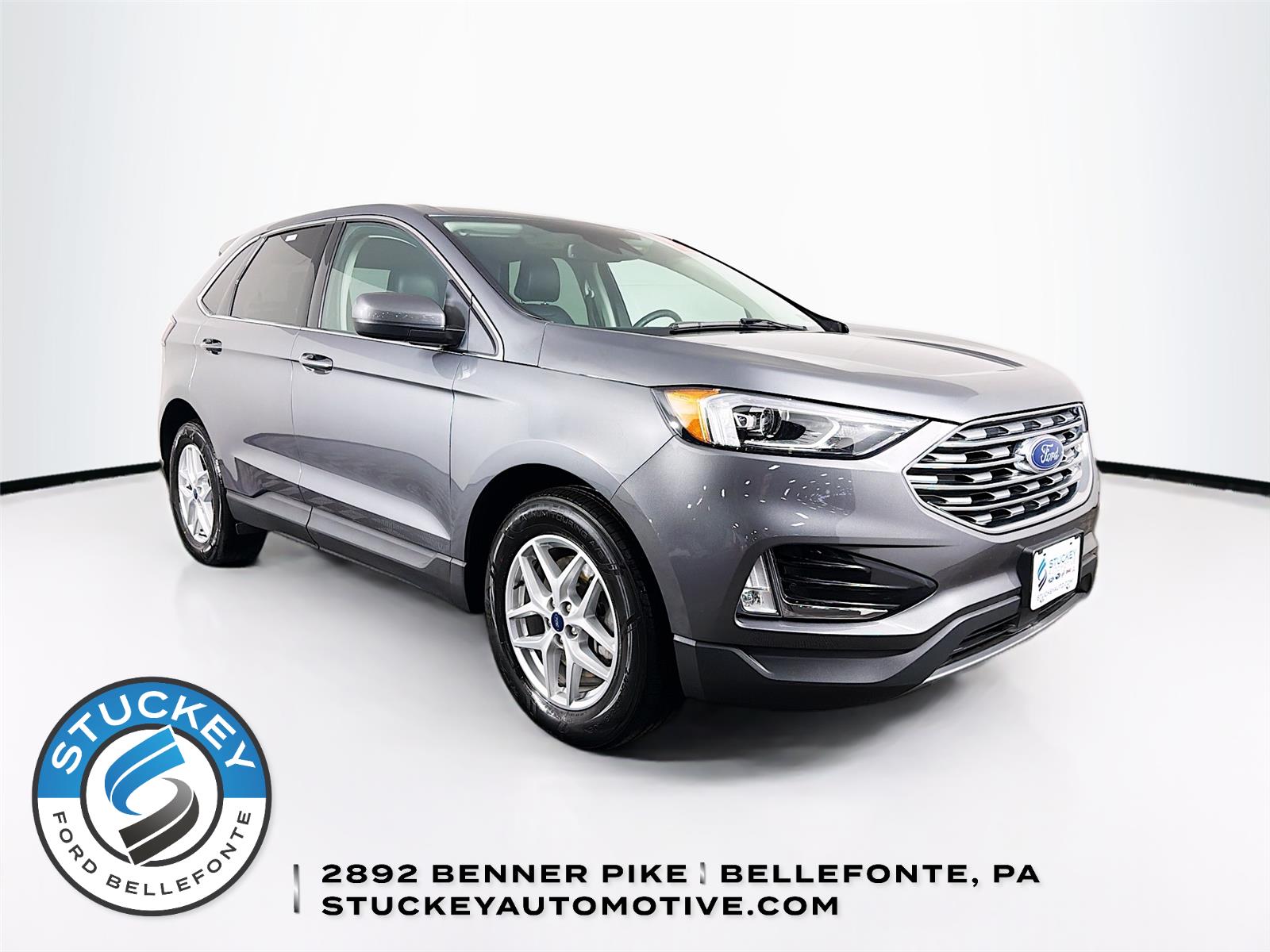 Carbonized Gray 2022 Ford Edge SEL AWD SUV / Crossover All-Wheel Drive 8-Speed Automatic