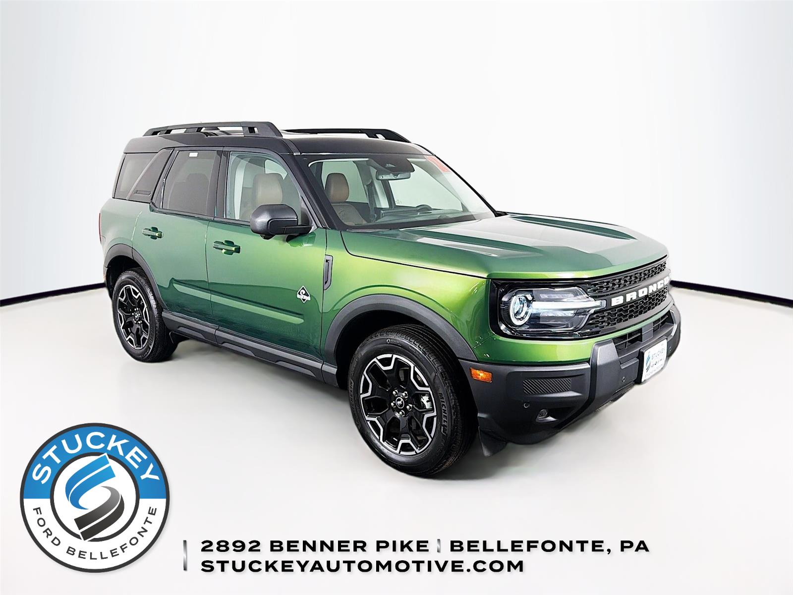 Eruption Green Metallic 2025 Ford Bronco Sport Outer Banks AWD SUV / Crossover All-Wheel Drive 8-Speed Automatic
