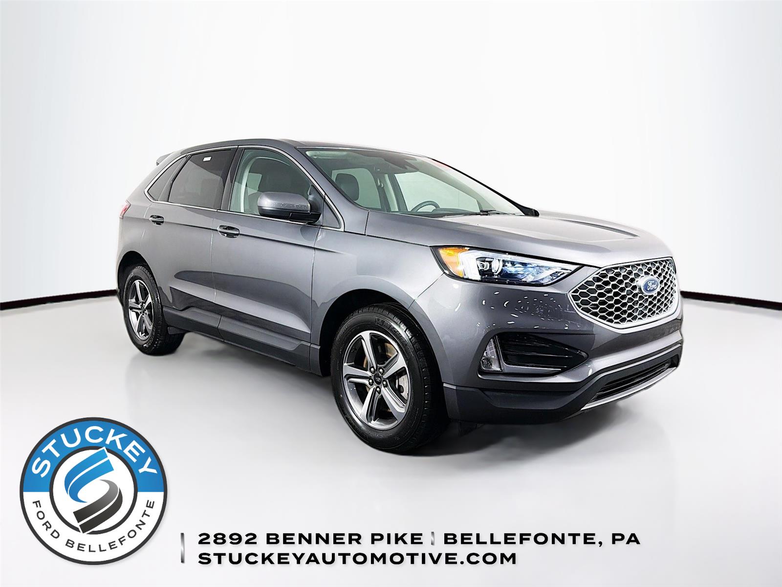 Carbonized Gray 2024 Ford Edge SEL AWD SUV / Crossover All-Wheel Drive 8-Speed Automatic