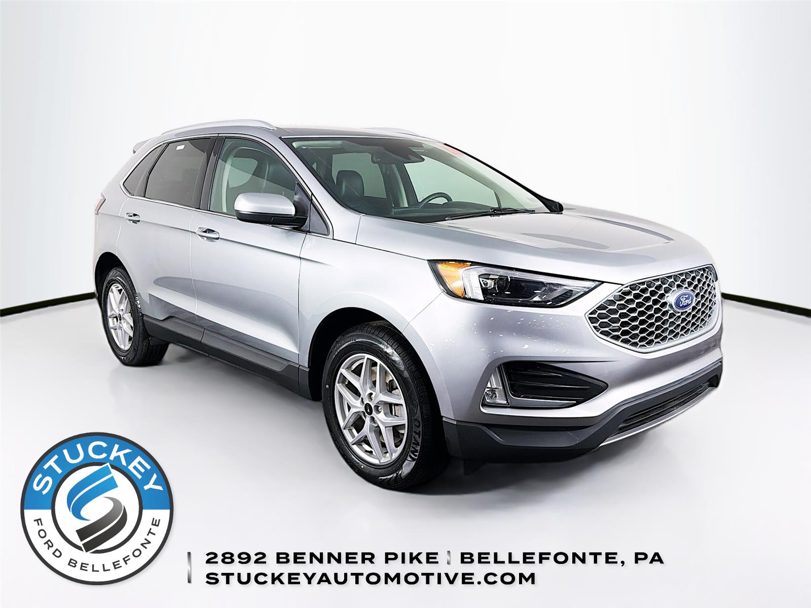 Iconic Silver 2024 Ford Edge SEL AWD SUV / Crossover All-Wheel Drive 8-Speed Automatic