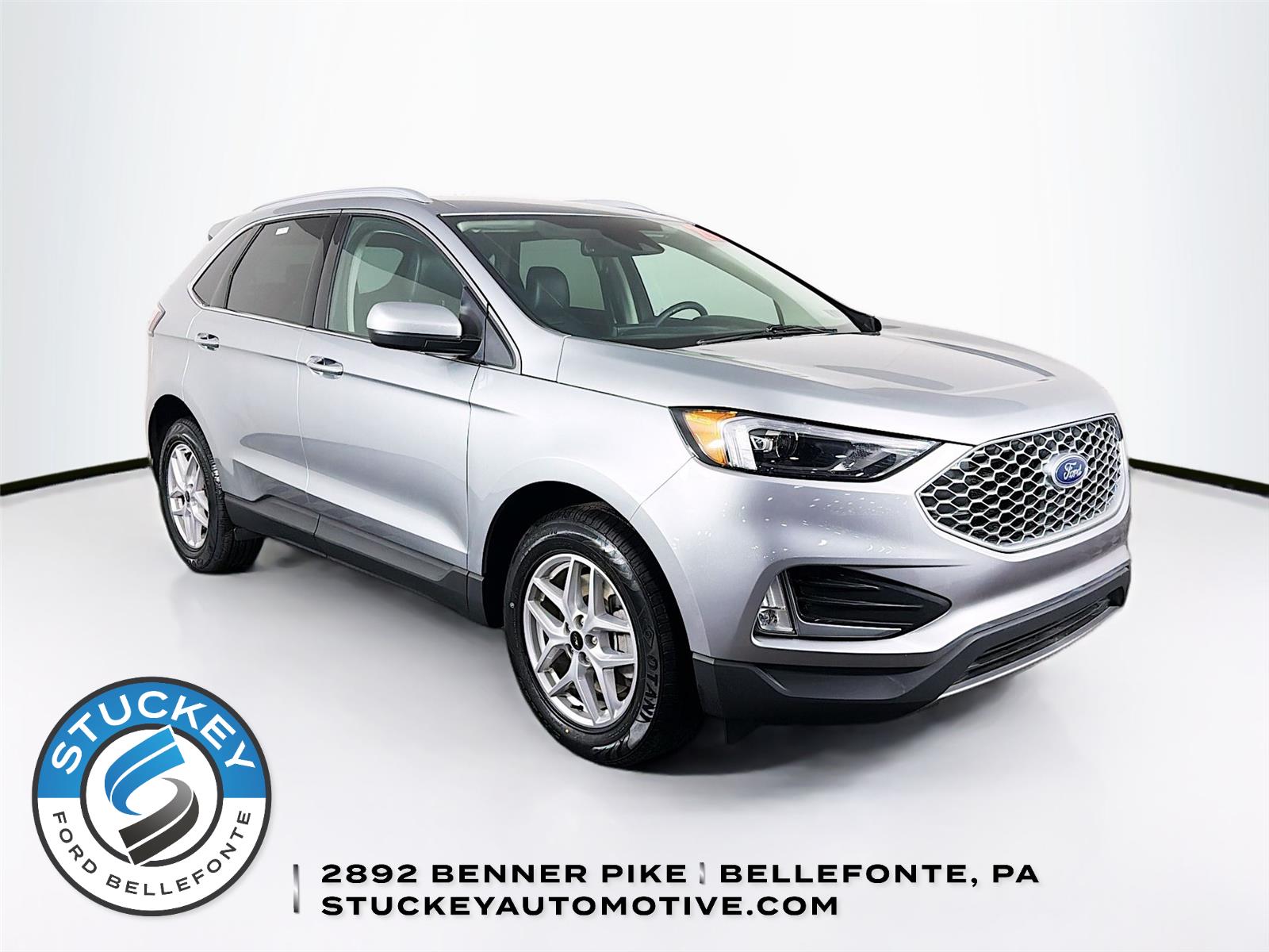 Iconic Silver 2024 Ford Edge SEL AWD SUV / Crossover All-Wheel Drive 8-Speed Automatic