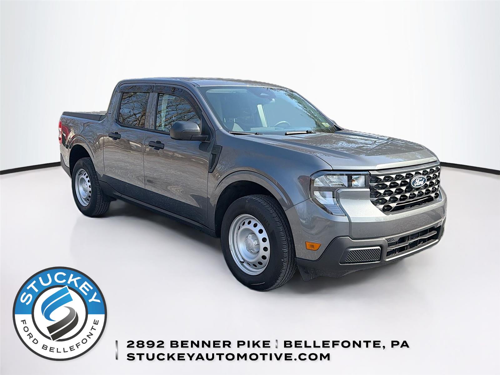 Carbonized Gray Metallic 2025 Ford Maverick XL SuperCrew FWD Pickup Truck Front-Wheel Drive 1-Speed Dual Clutch