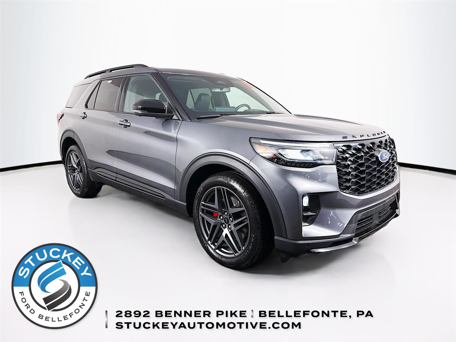 Carbonized Gray 2025 Ford Explorer ST AWD SUV / Crossover All-Wheel Drive Automatic