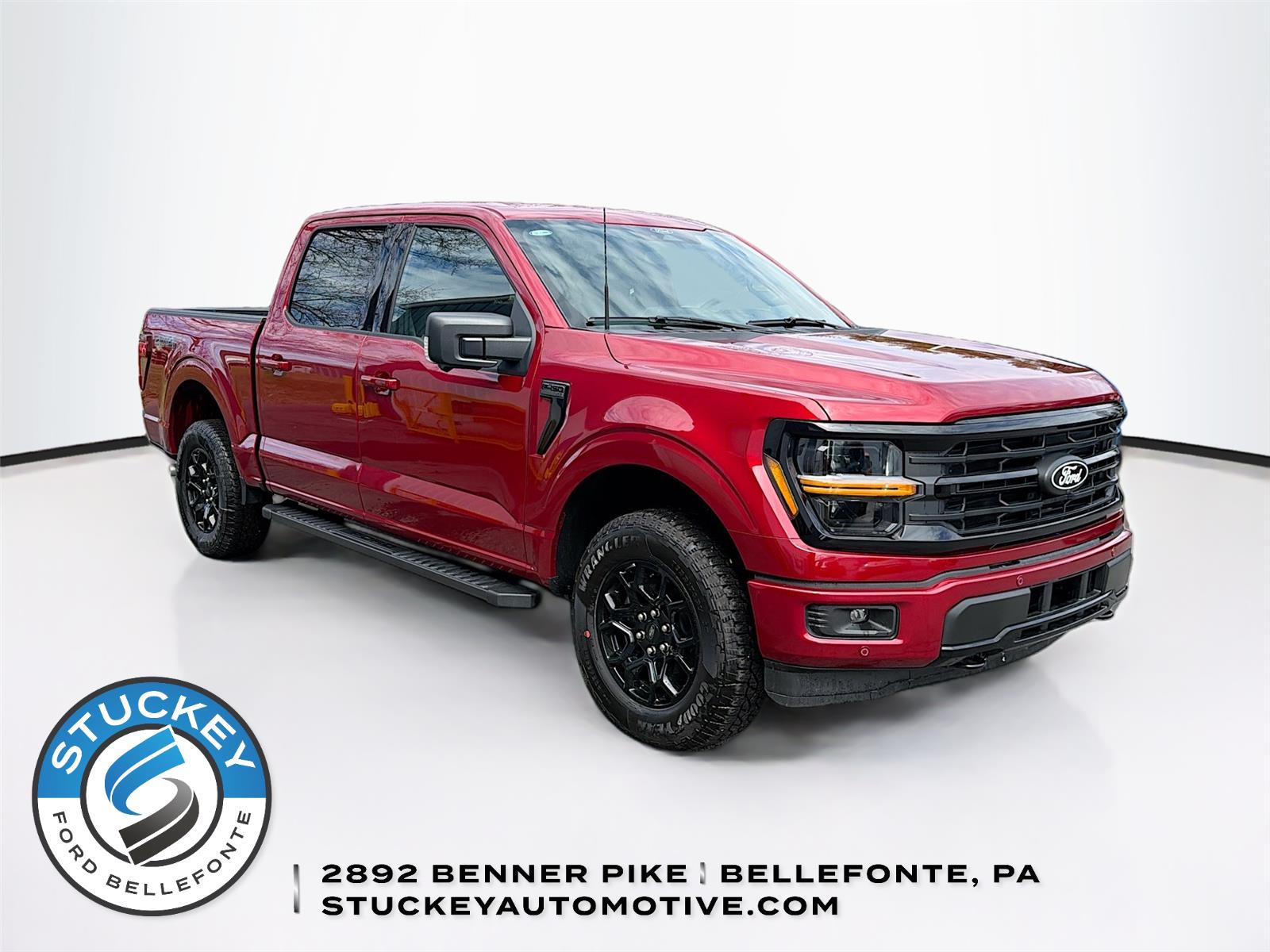 Ruby Red Metallic Tinted Clearcoat 2026 Ford F-150 XLT SuperCrew 4WD Pickup Truck Four-Wheel Drive Automatic