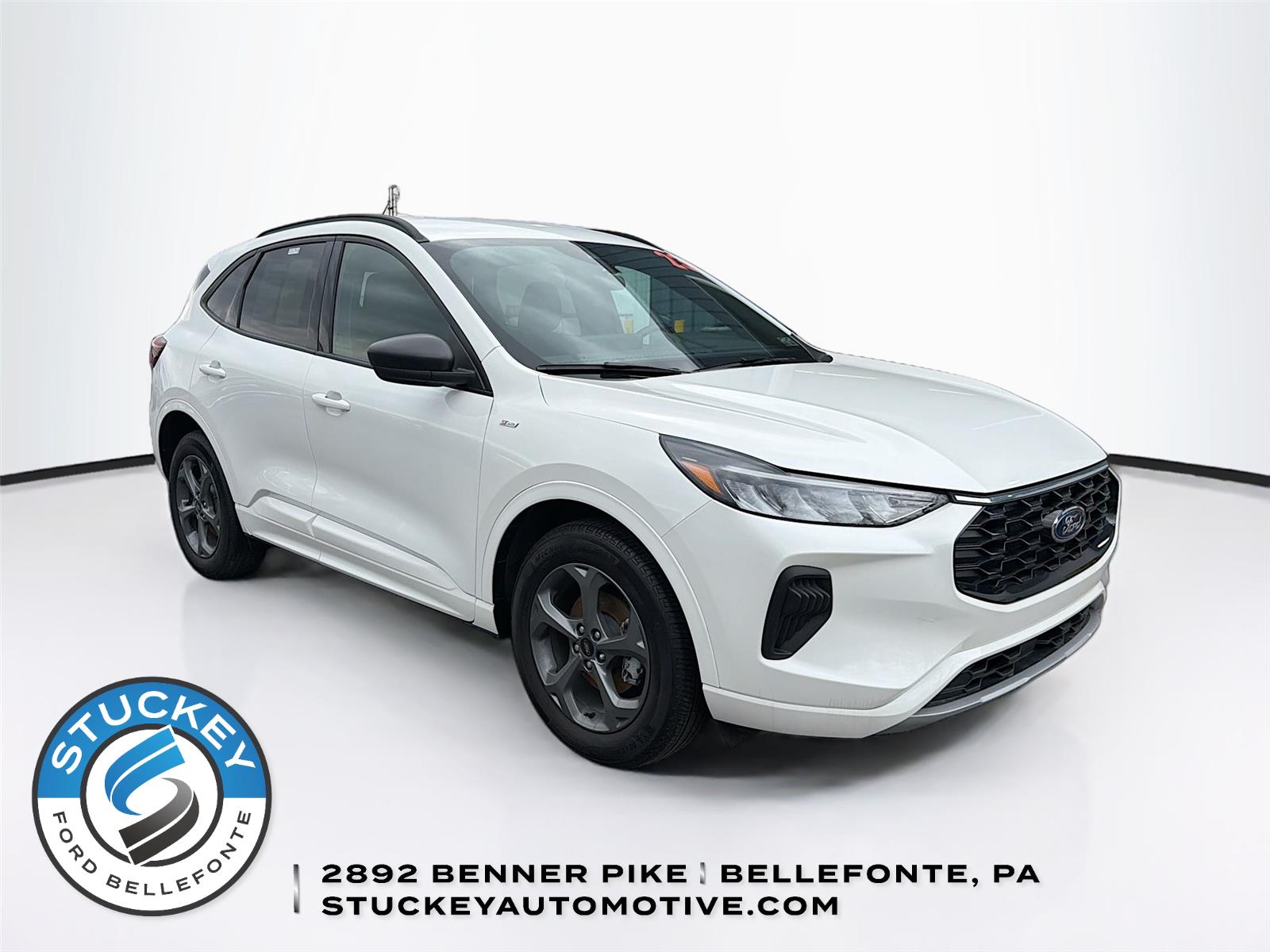 Star White Metallic Tri-Coat 2023 Ford Escape ST-Line AWD SUV / Crossover All-Wheel Drive 8-Speed Automatic