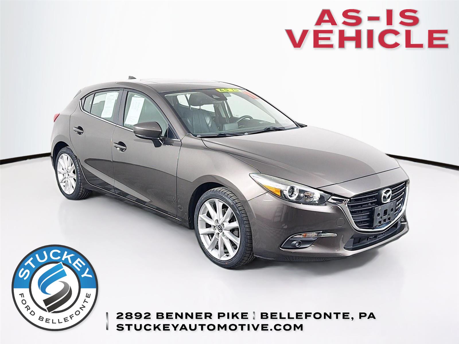 Machine Gray Metallic 2017 Mazda MAZDA3 Grand Touring Hatchback Hatchback Front-Wheel Drive Automatic