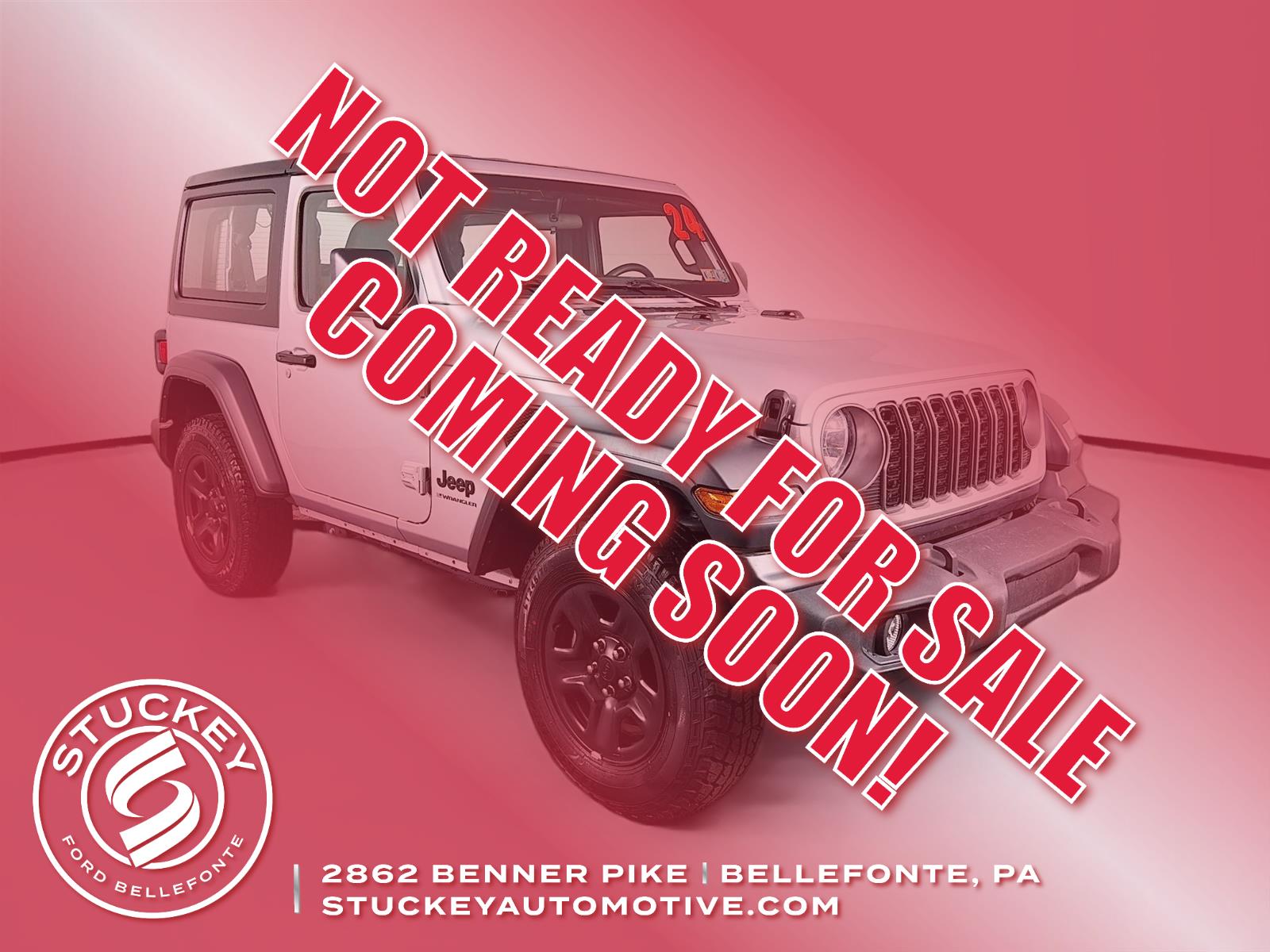 Silver Zynith Clearcoat 2024 Jeep Wrangler Sport 2-Door 4WD SUV / Crossover Four-Wheel Drive 6-Speed Manual
