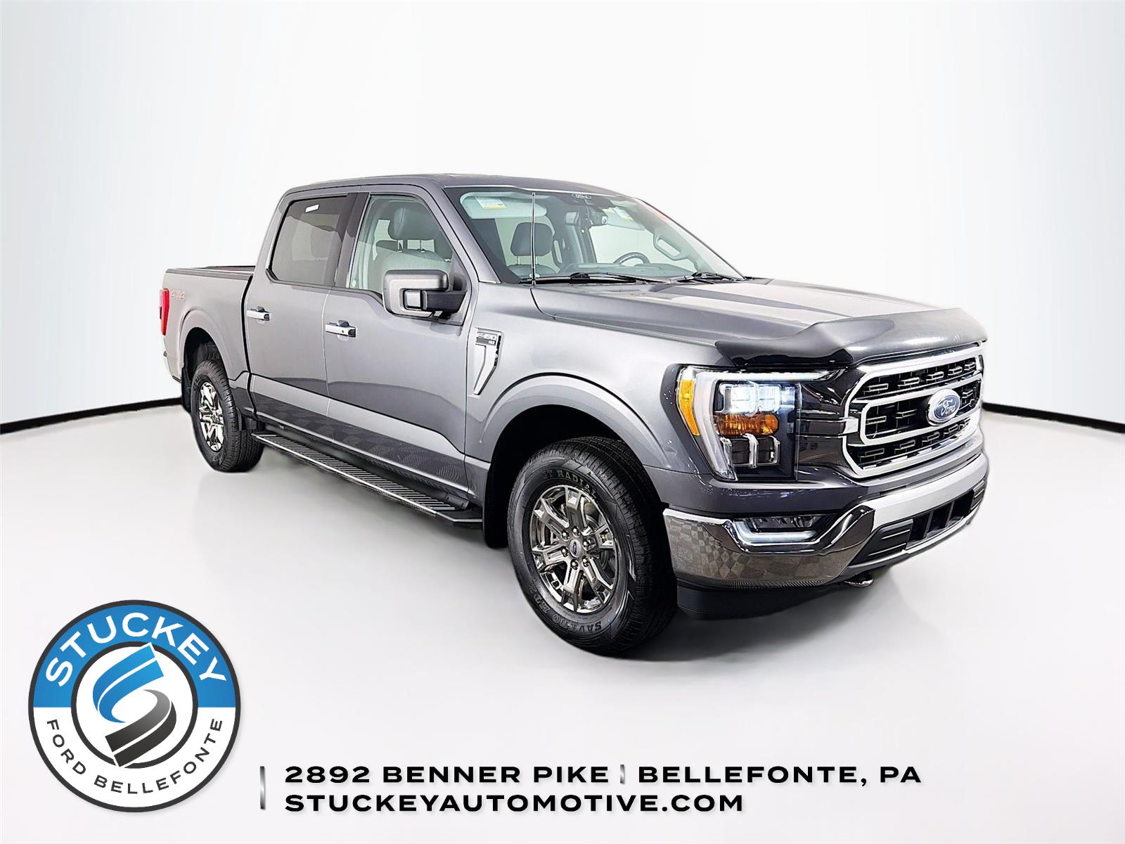 Carbonized Gray 2021 Ford F-150 XLT SuperCrew 4WD Pickup Truck Four-Wheel Drive Automatic