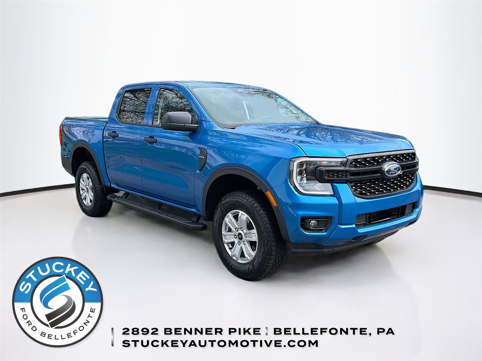 Velocity Blue Metallic 2026 Ford Ranger XL SuperCrew 4WD Pickup Truck Four-Wheel Drive Automatic