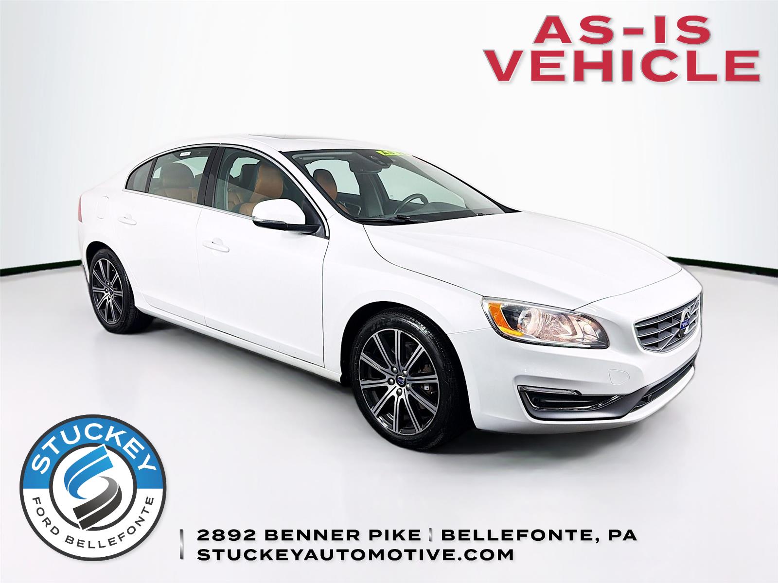 Crystal White Pearl 2017 Volvo S60 T5 Inscription AWD Sedan All-Wheel Drive Automatic