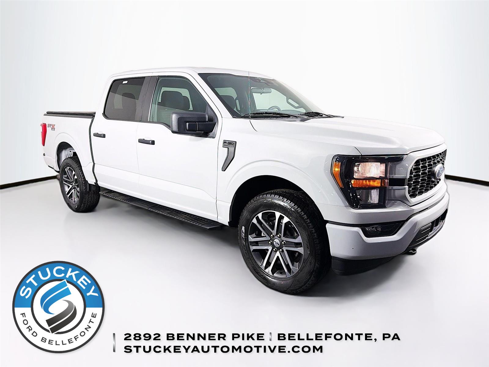 Avalanche Gray 2023 Ford F-150 XL SuperCrew 4WD Pickup Truck Four-Wheel Drive Automatic