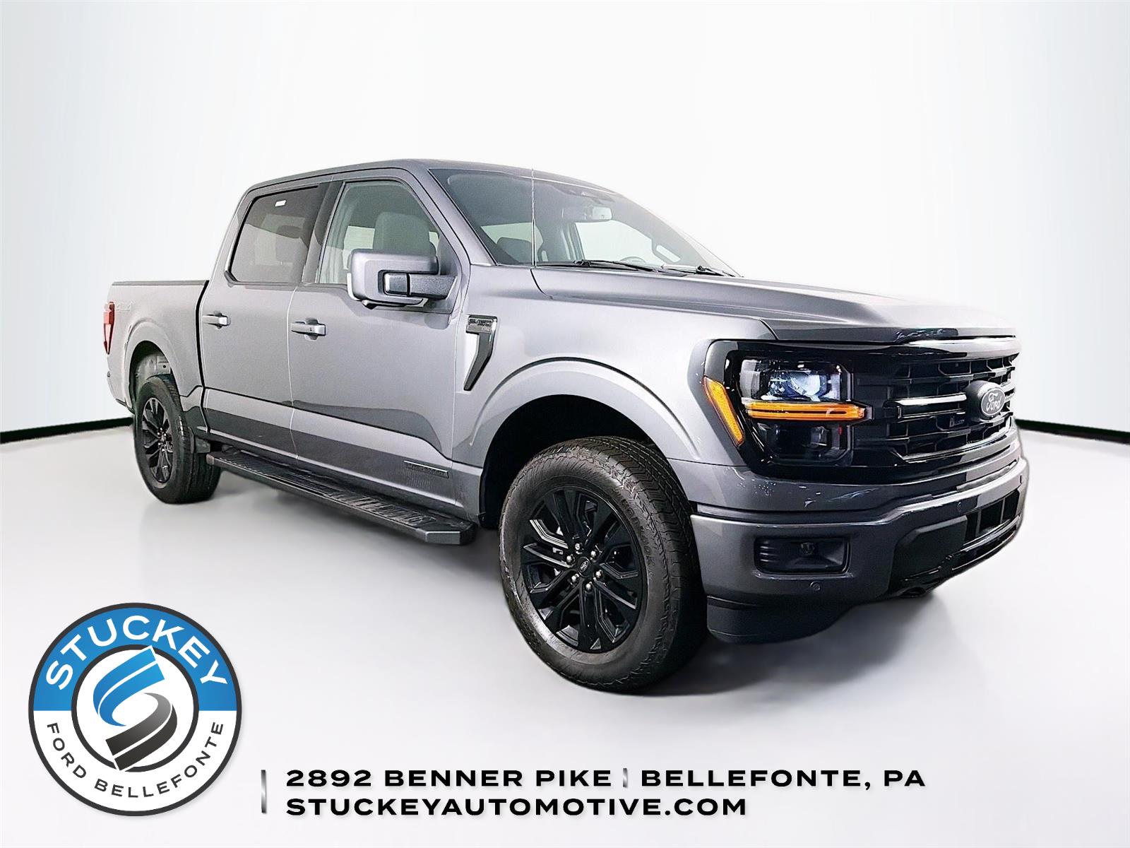 Carbonized Gray 2024 Ford F-150 XLT SuperCrew 4WD Pickup Truck Four-Wheel Drive Automatic
