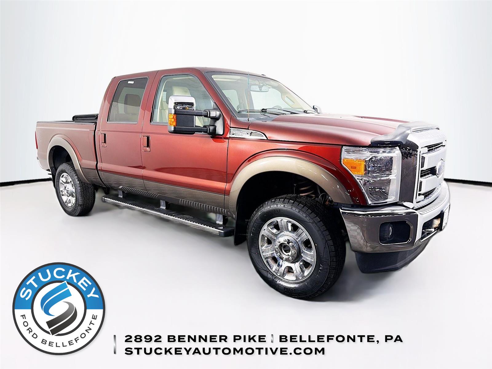 Bronze Fire/Caribou 2016 Ford F-250 Super Duty Lariat Crew Cab 4WD Pickup Truck Four-Wheel Drive 6-Speed Automatic