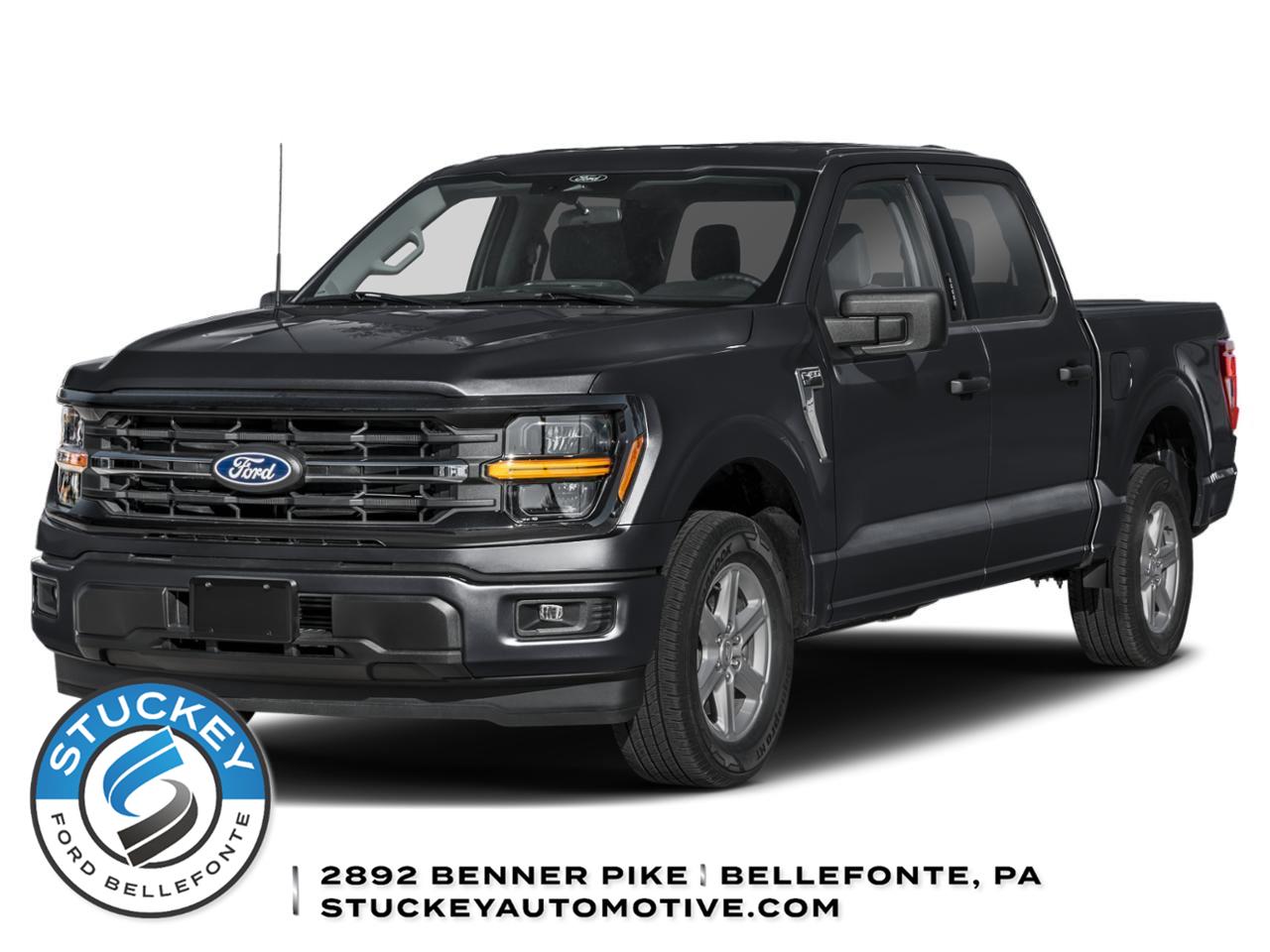 Agate Black Metallic 2026 Ford F-150 XLT SuperCrew 4WD Pickup Truck Four-Wheel Drive Automatic