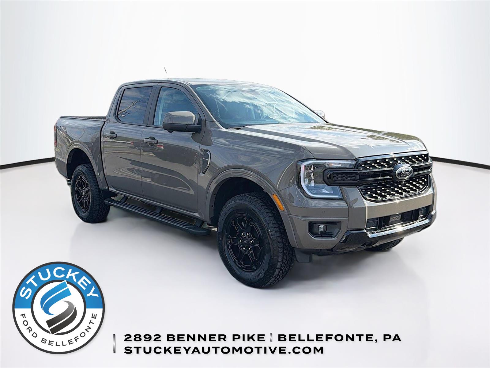Marsh Gray 2026 Ford Ranger Lariat SuperCrew 4WD Pickup Truck Four-Wheel Drive Automatic