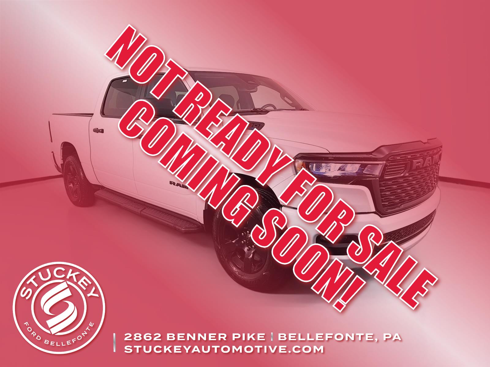 Bright White Clearcoat 2025 RAM 1500 Tradesman Crew Cab 4WD Pickup Truck Four-Wheel Drive 8-Speed Automatic
