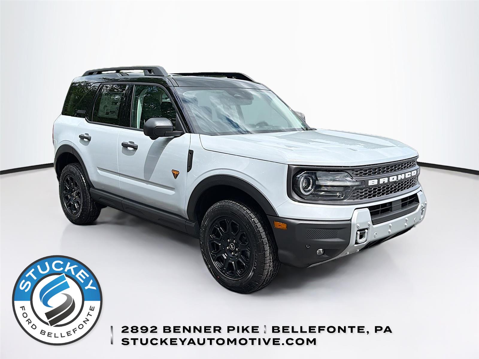 Space White Metallic 2026 Ford Bronco Sport Badlands AWD SUV / Crossover All-Wheel Drive 8-Speed Automatic