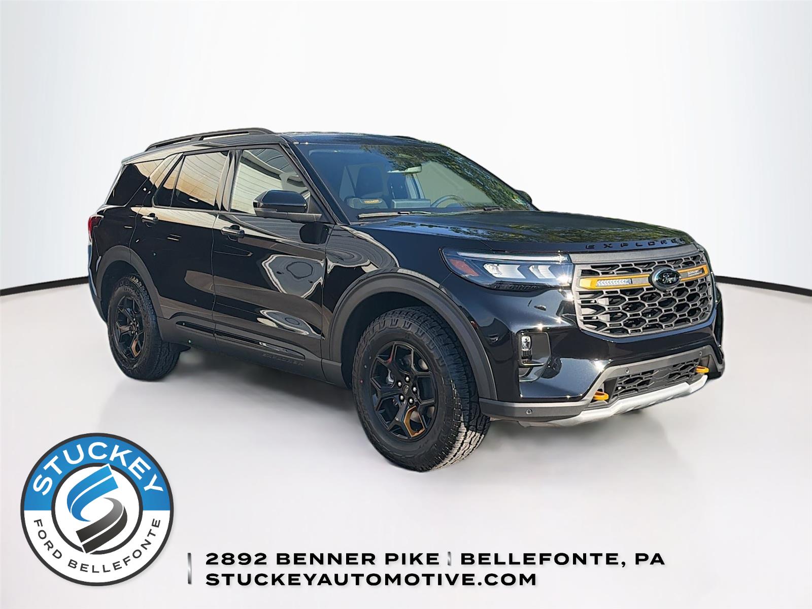 Agate Black Metallic 2026 Ford Explorer Tremor AWD SUV / Crossover All-Wheel Drive Automatic