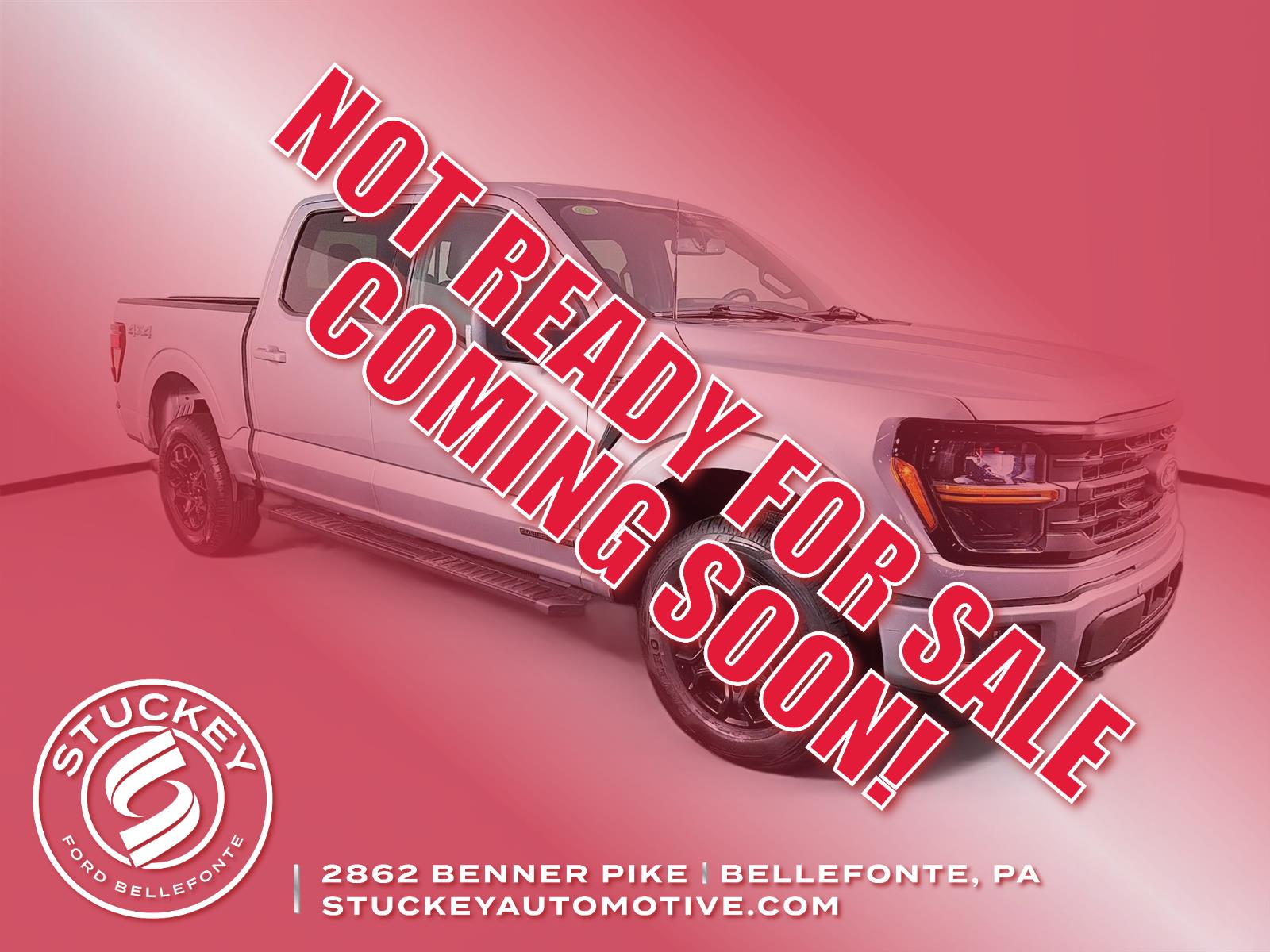 Iconic Silver 2024 Ford F-150 XLT SuperCrew 4WD Pickup Truck Four-Wheel Drive Automatic
