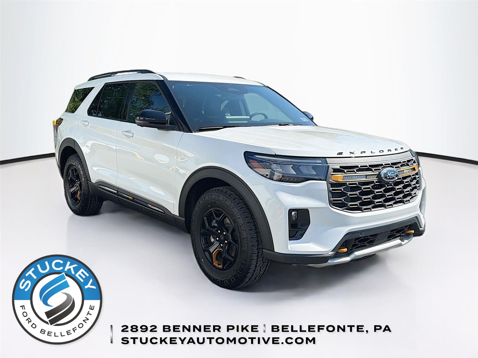 Star White Metallic Tri-Coat 2026 Ford Explorer Tremor AWD SUV / Crossover All-Wheel Drive Automatic