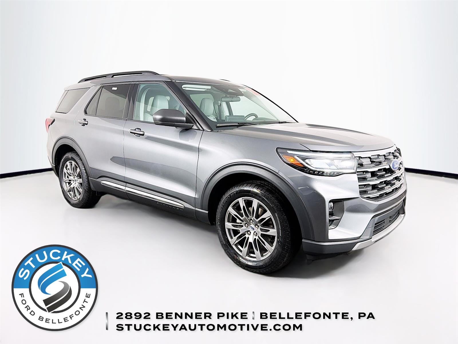 Carbonized Gray 2025 Ford Explorer SUV / Crossover All-Wheel Drive Automatic