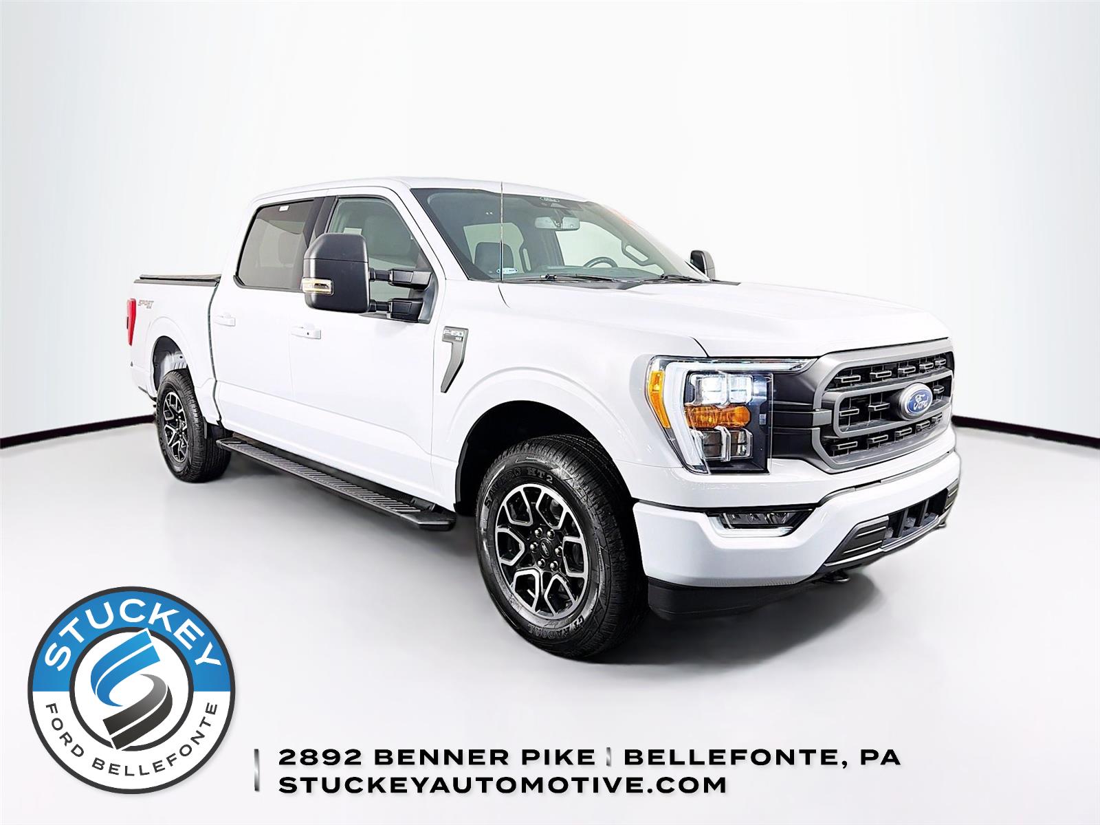 Space White 2022 Ford F-150 Pickup Truck Four-Wheel Drive Automatic