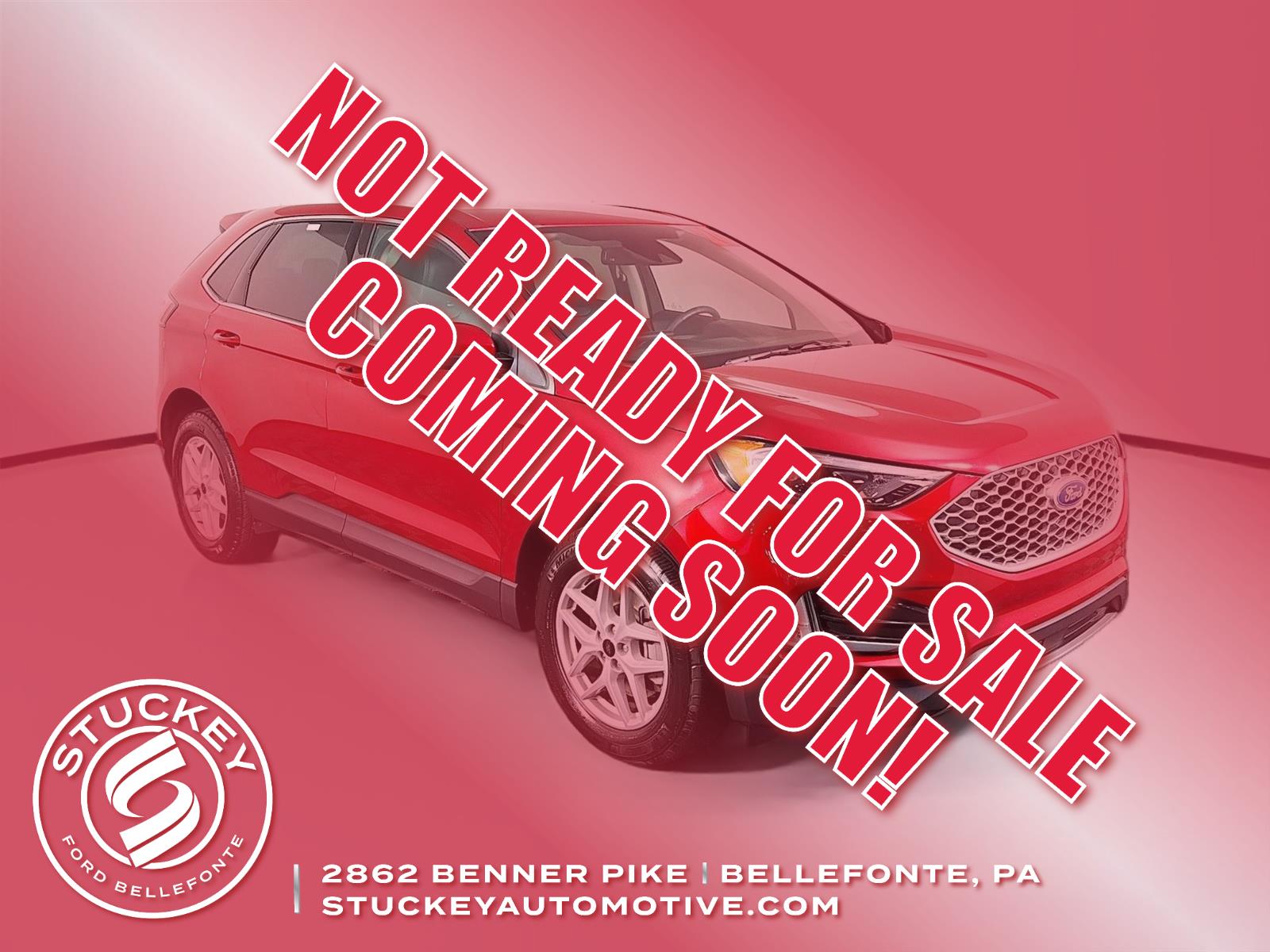 Rapid Red Metallic Tinted Clearcoat 2024 Ford Edge SEL AWD SUV / Crossover All-Wheel Drive 8-Speed Automatic