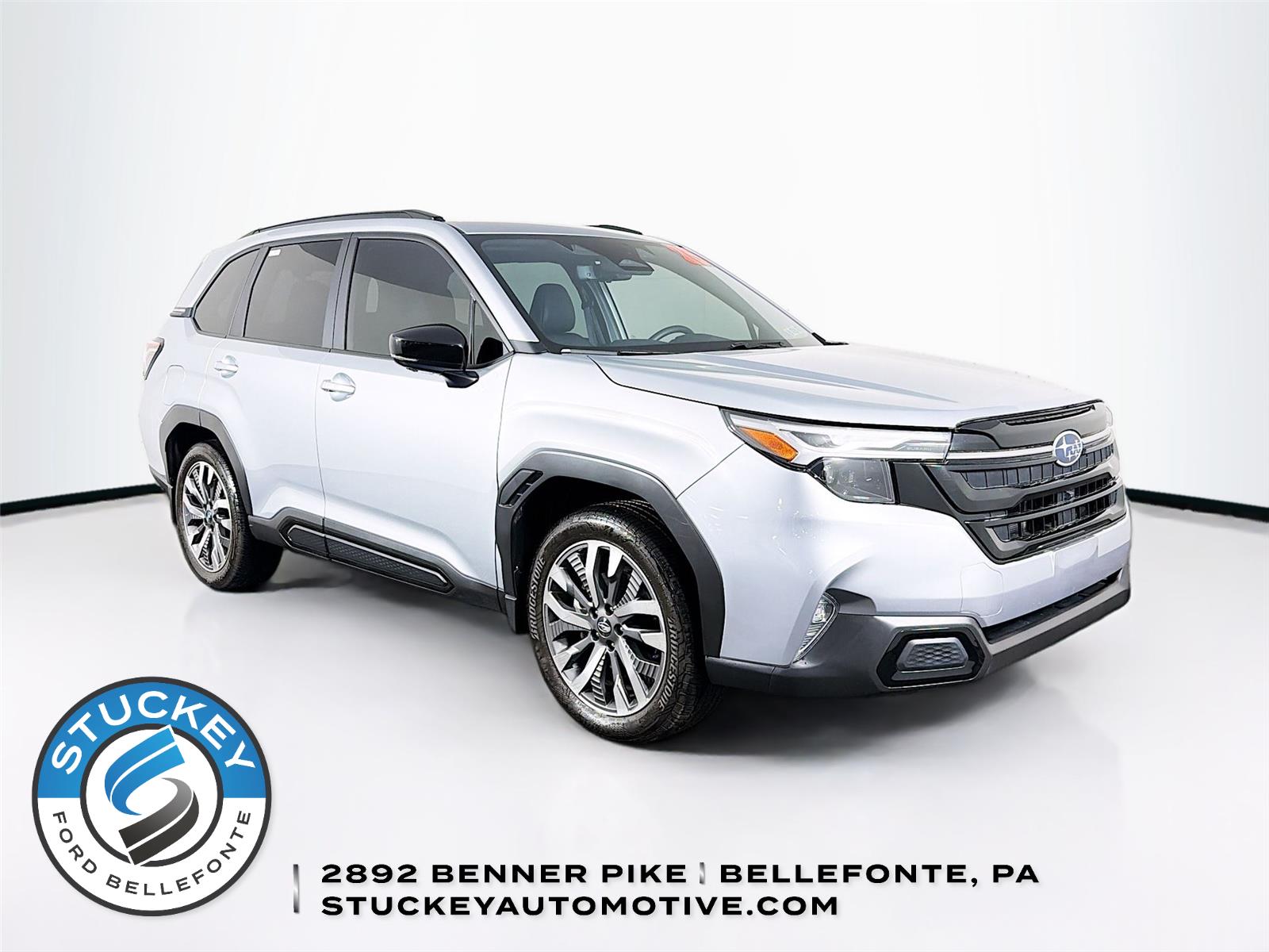 Ice Silver Metallic 2025 Subaru Forester SUV / Crossover All-Wheel Drive Continuously Variable Transmission
