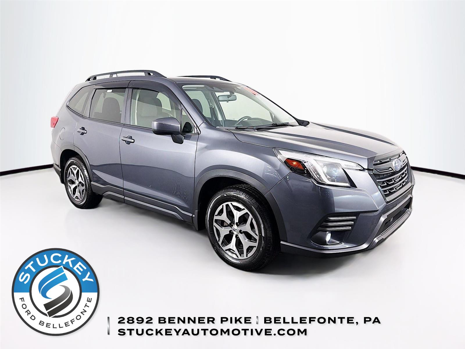 Magnetite Gray Metallic 2024 Subaru Forester Premium Crossover AWD SUV / Crossover All-Wheel Drive Continuously Variable Transmission