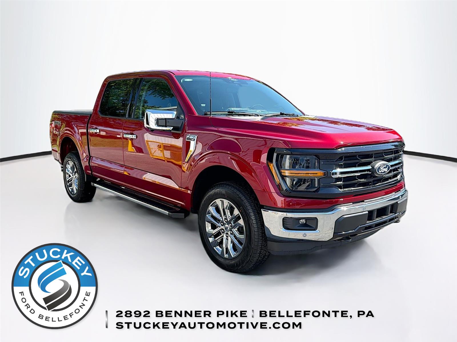 Ruby Red Metallic Tinted Clearcoat 2026 Ford F-150 Pickup Truck Four-Wheel Drive Automatic