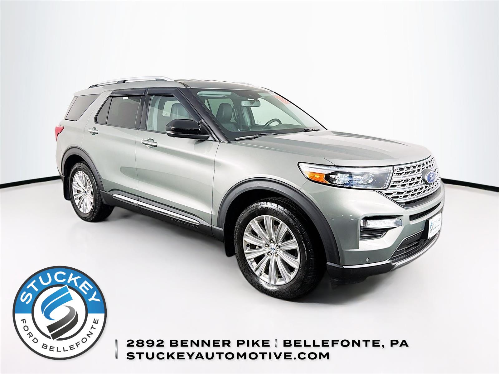 Silver Spruce 2020 Ford Explorer Limited AWD SUV / Crossover All-Wheel Drive Automatic