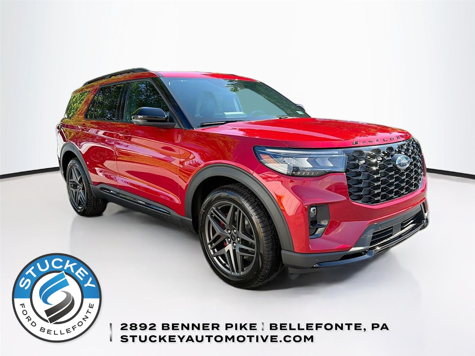 Rapid Red Metallic Tinted Clearcoat 2026 Ford Explorer ST AWD SUV / Crossover All-Wheel Drive Automatic