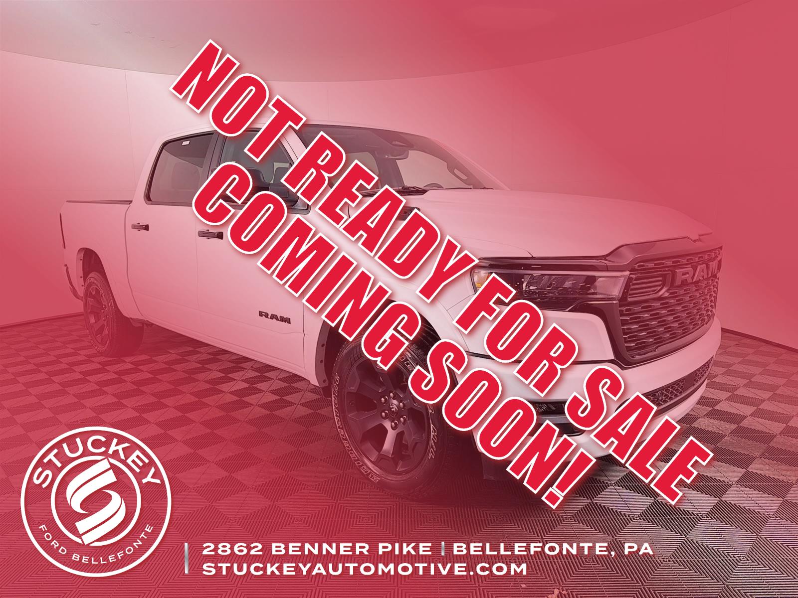 Bright White Clearcoat 2025 RAM 1500 Big Horn Crew Cab 4WD Pickup Truck Four-Wheel Drive 8-Speed Automatic