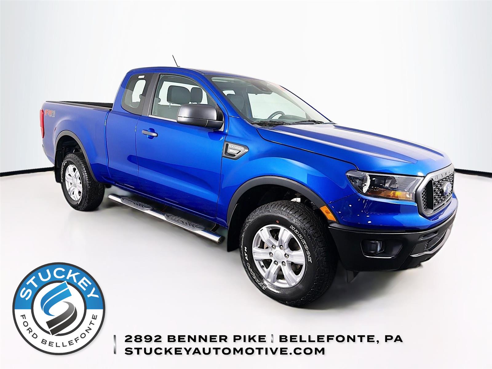 Lightning Blue 2020 Ford Ranger XL SuperCab 4WD Pickup Truck Four-Wheel Drive Automatic
