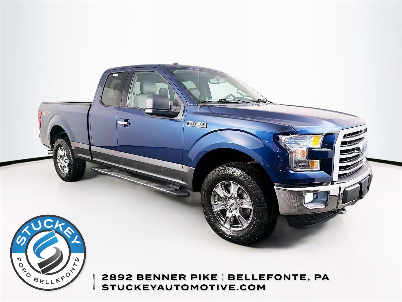 Blue Jeans Metallic/Magnetic Metallic 2016 Ford F-150 XLT SuperCab 4WD Pickup Truck Four-Wheel Drive 6-Speed Automatic