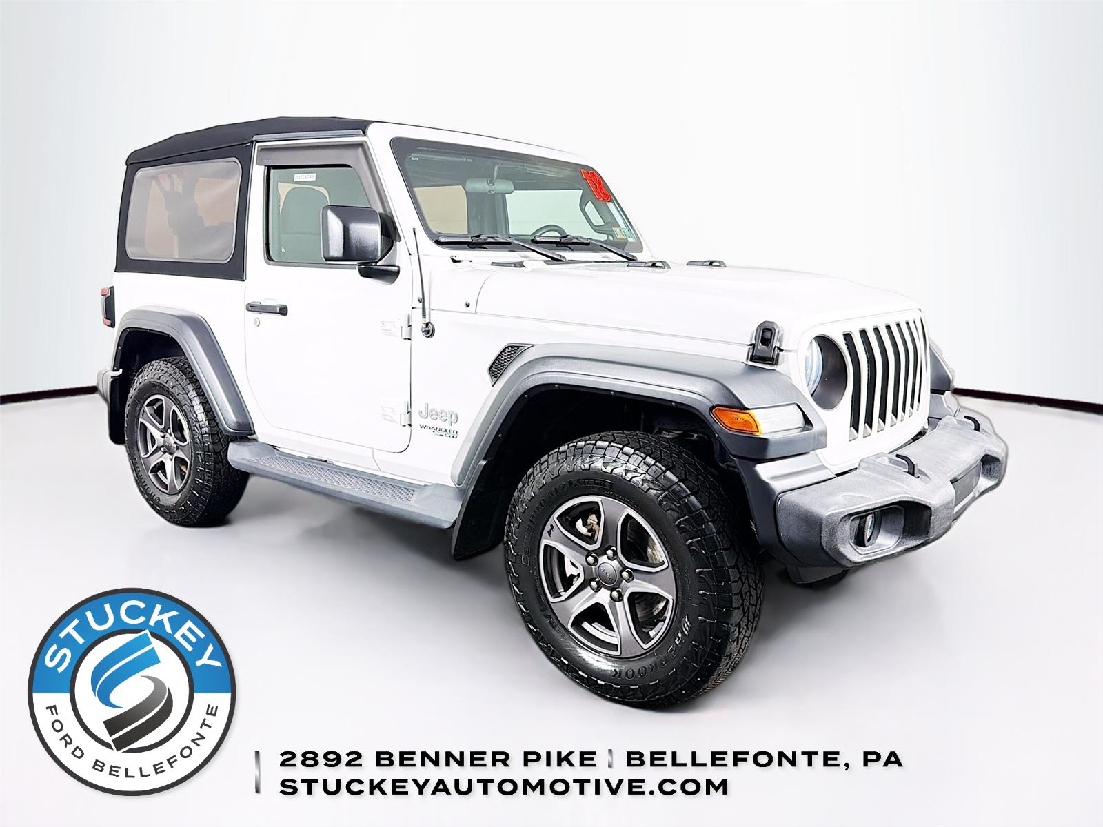 Bright White Clearcoat 2018 Jeep Wrangler Sport S 4WD SUV / Crossover Four-Wheel Drive 6-Speed Manual
