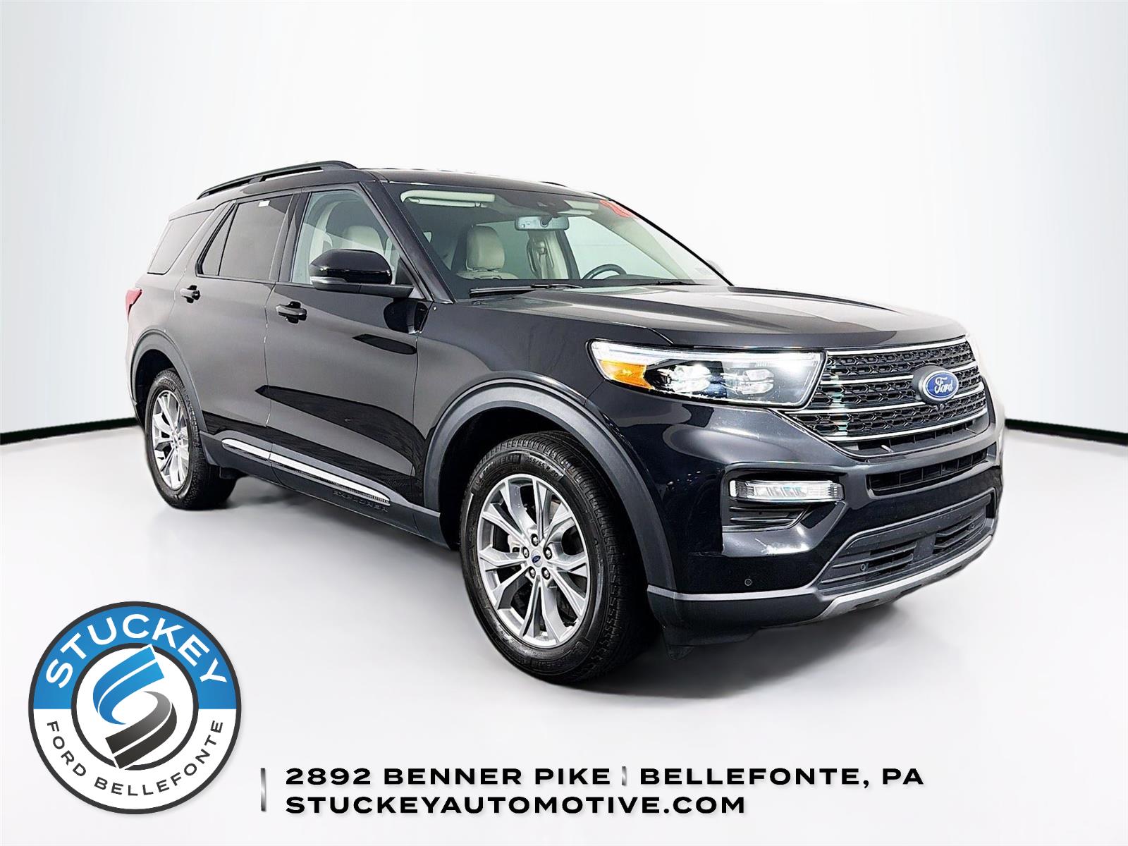 Agate Black 2024 Ford Explorer SUV / Crossover All-Wheel Drive Automatic