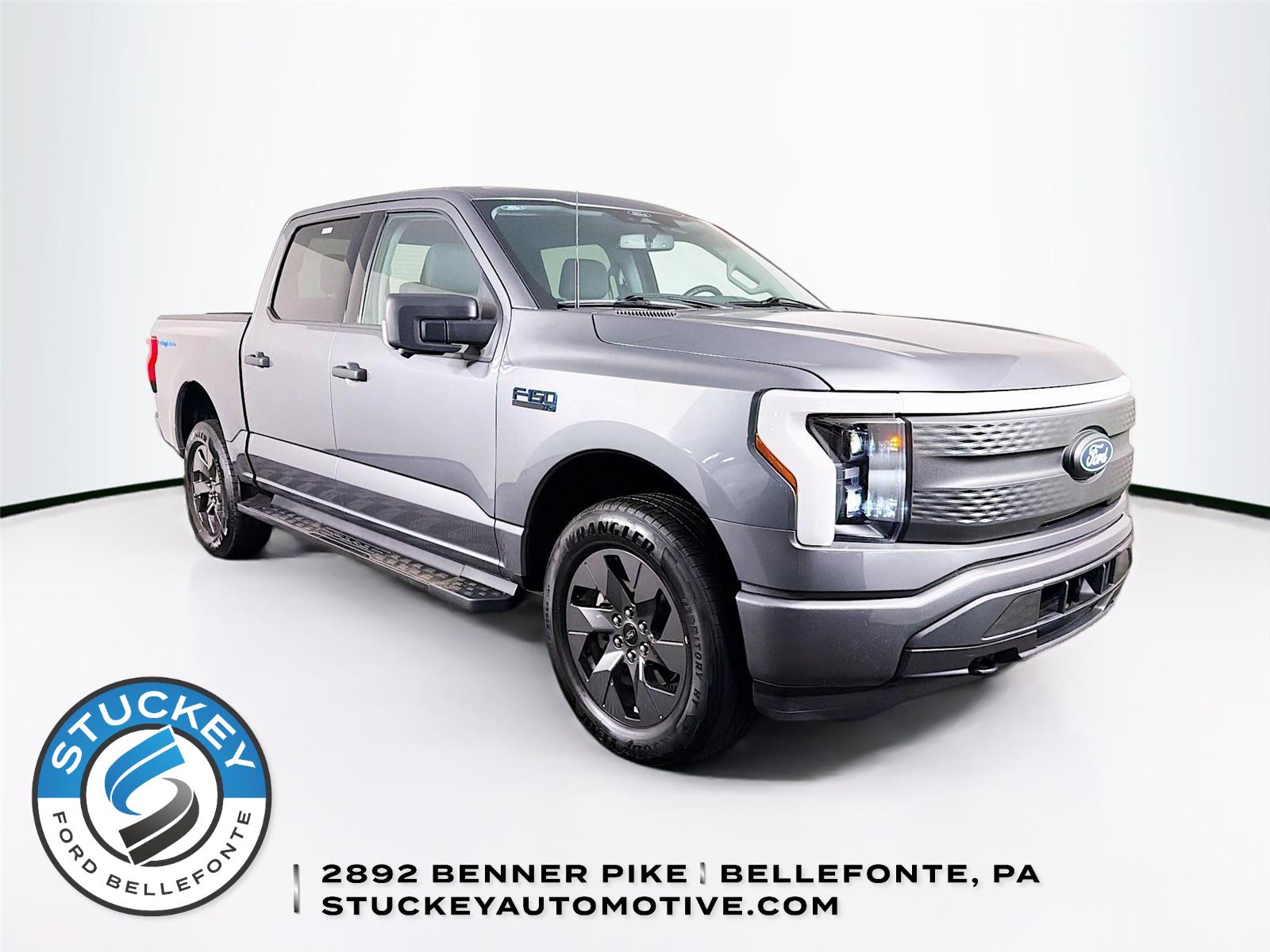 Carbonized Gray 2024 Ford F-150 Lightning Pickup Truck All-Wheel Drive Automatic