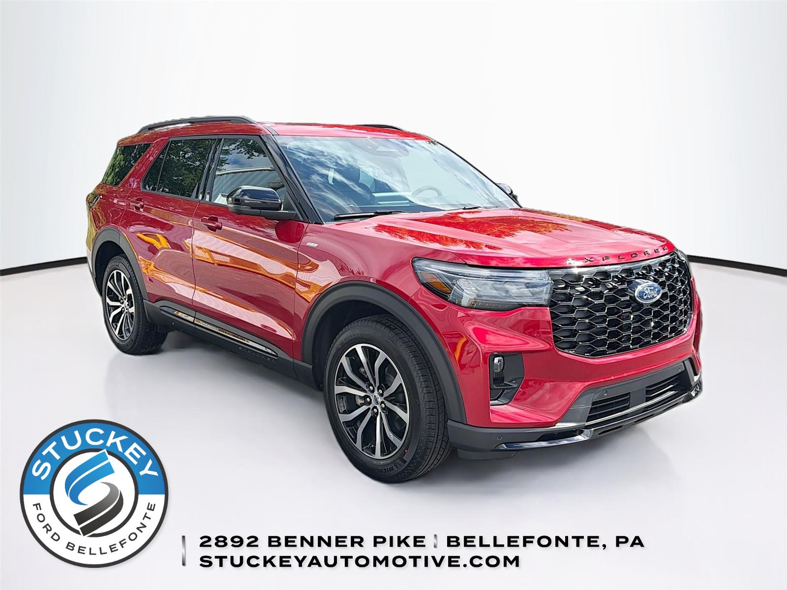 Rapid Red Metallic Tinted Clearcoat 2026 Ford Explorer SUV / Crossover All-Wheel Drive Automatic