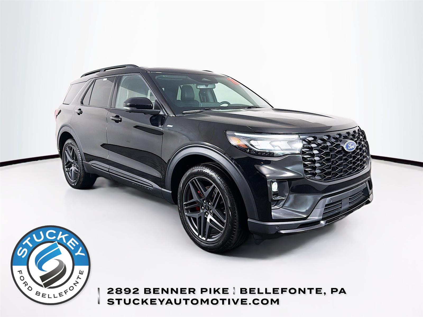 Agate Black 2025 Ford Explorer SUV / Crossover All-Wheel Drive Automatic