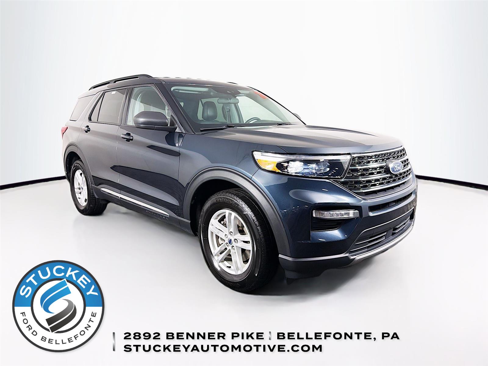 Stone Blue 2024 Ford Explorer SUV / Crossover All-Wheel Drive Automatic