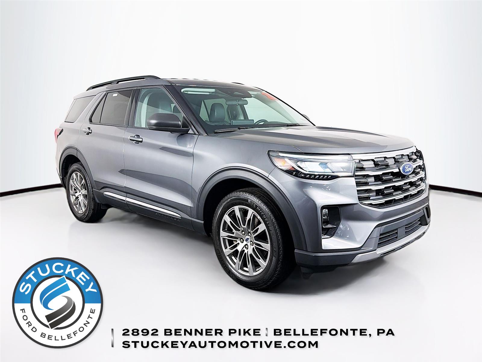 Carbonized Gray 2025 Ford Explorer SUV / Crossover All-Wheel Drive Automatic