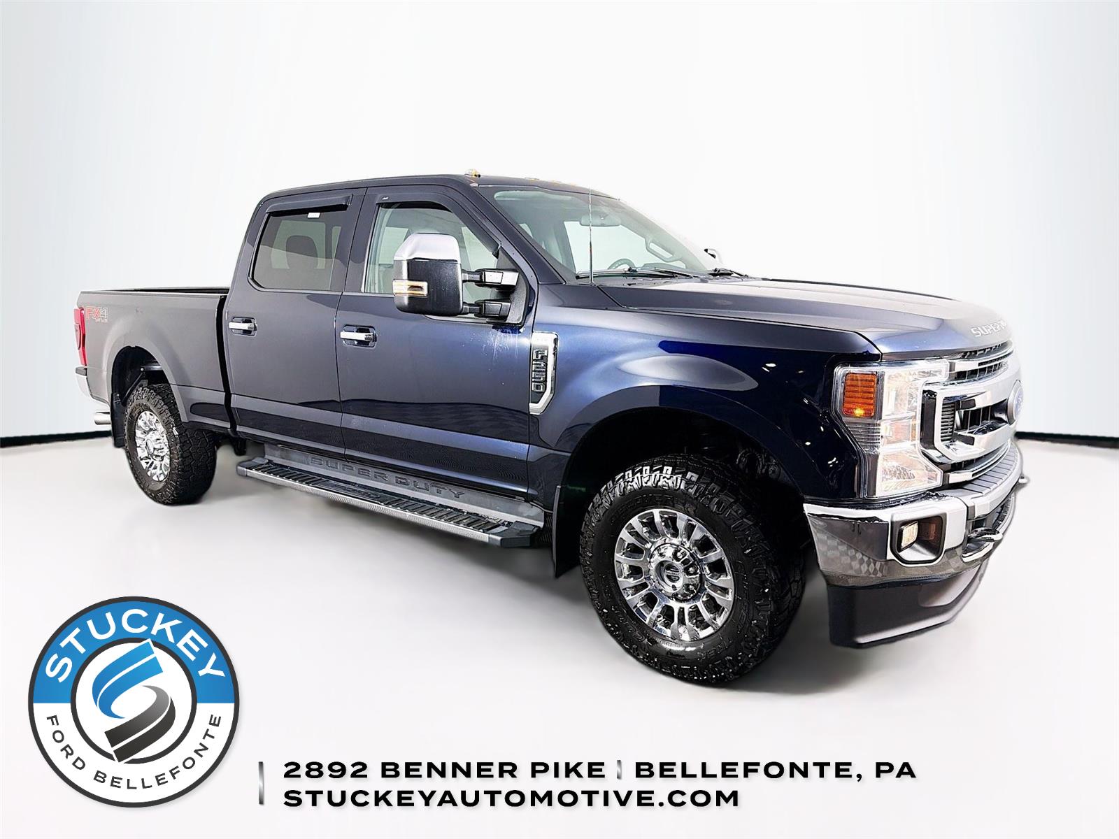 Antimatter Blue 2021 Ford F-250 Super Duty Pickup Truck Four-Wheel Drive Automatic