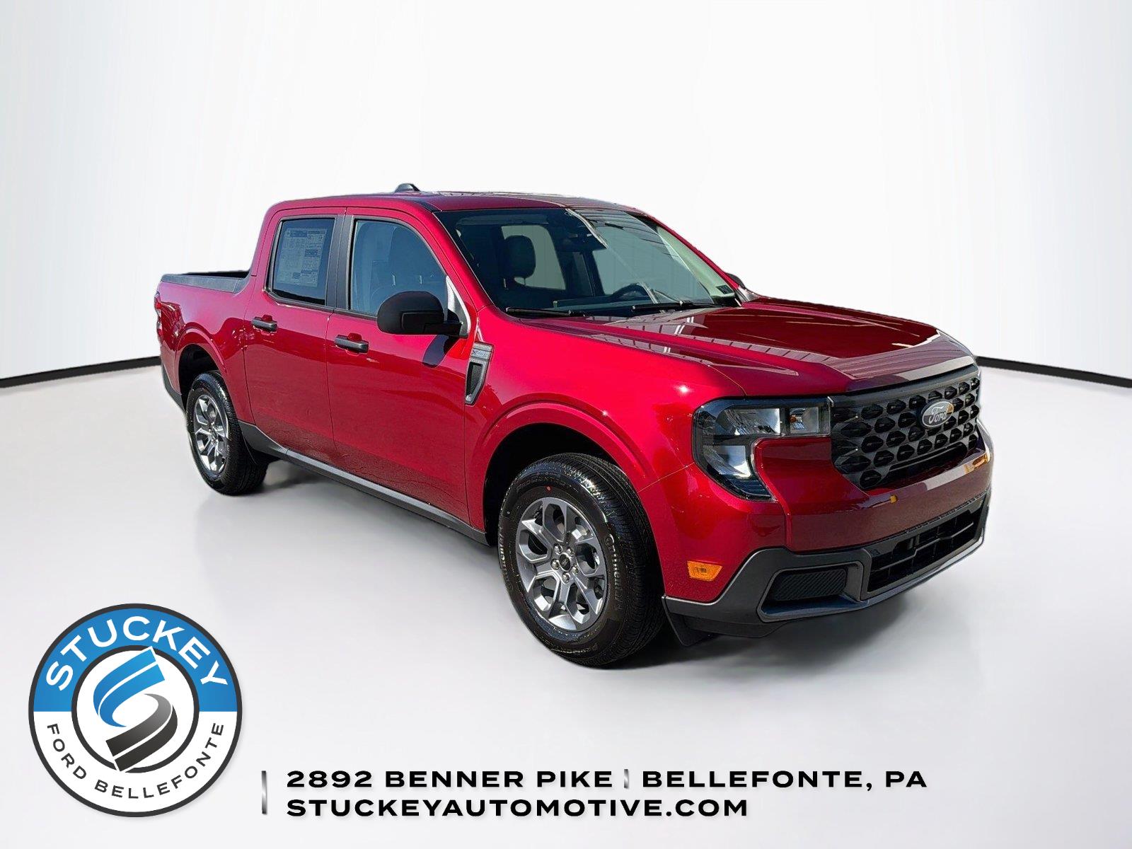 Ruby Red Metallic Tinted Clearcoat 2026 Ford Maverick Pickup Truck Front-Wheel Drive 1-Speed Dual Clutch
