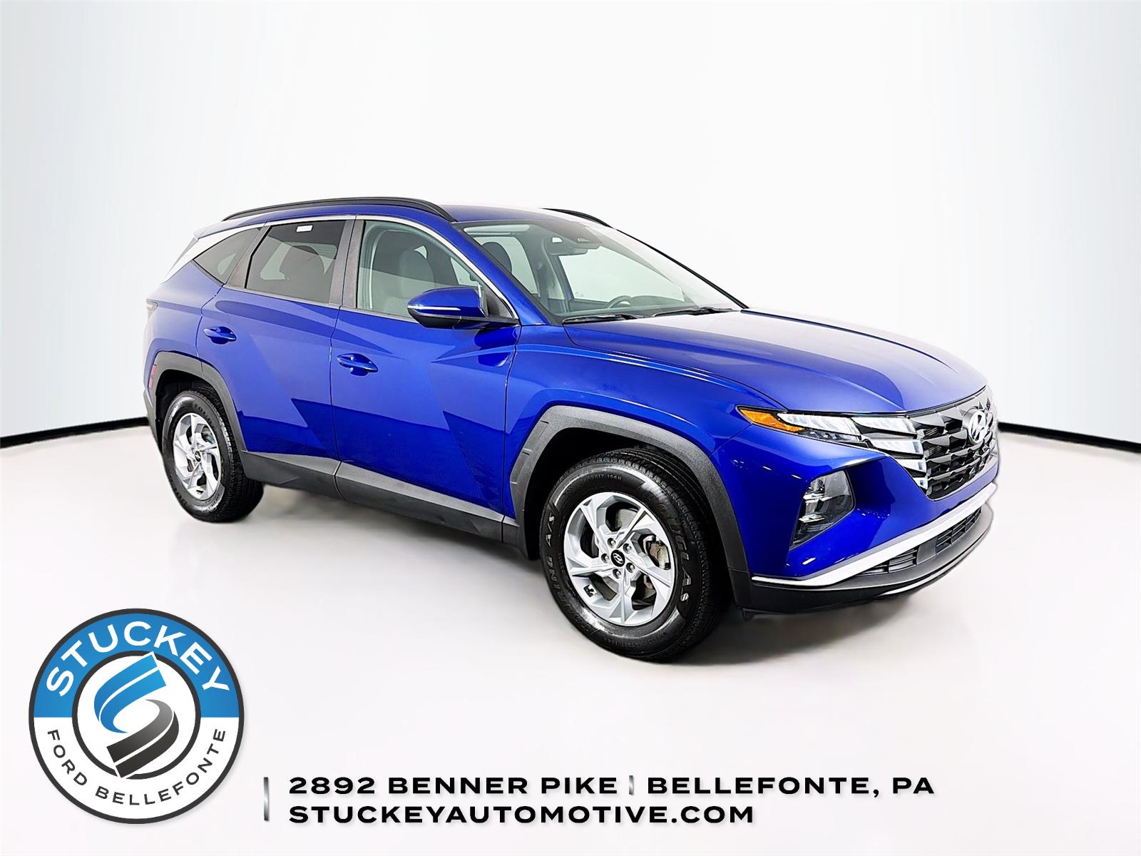 Intense Blue 2022 Hyundai Tucson SUV / Crossover All-Wheel Drive Automatic