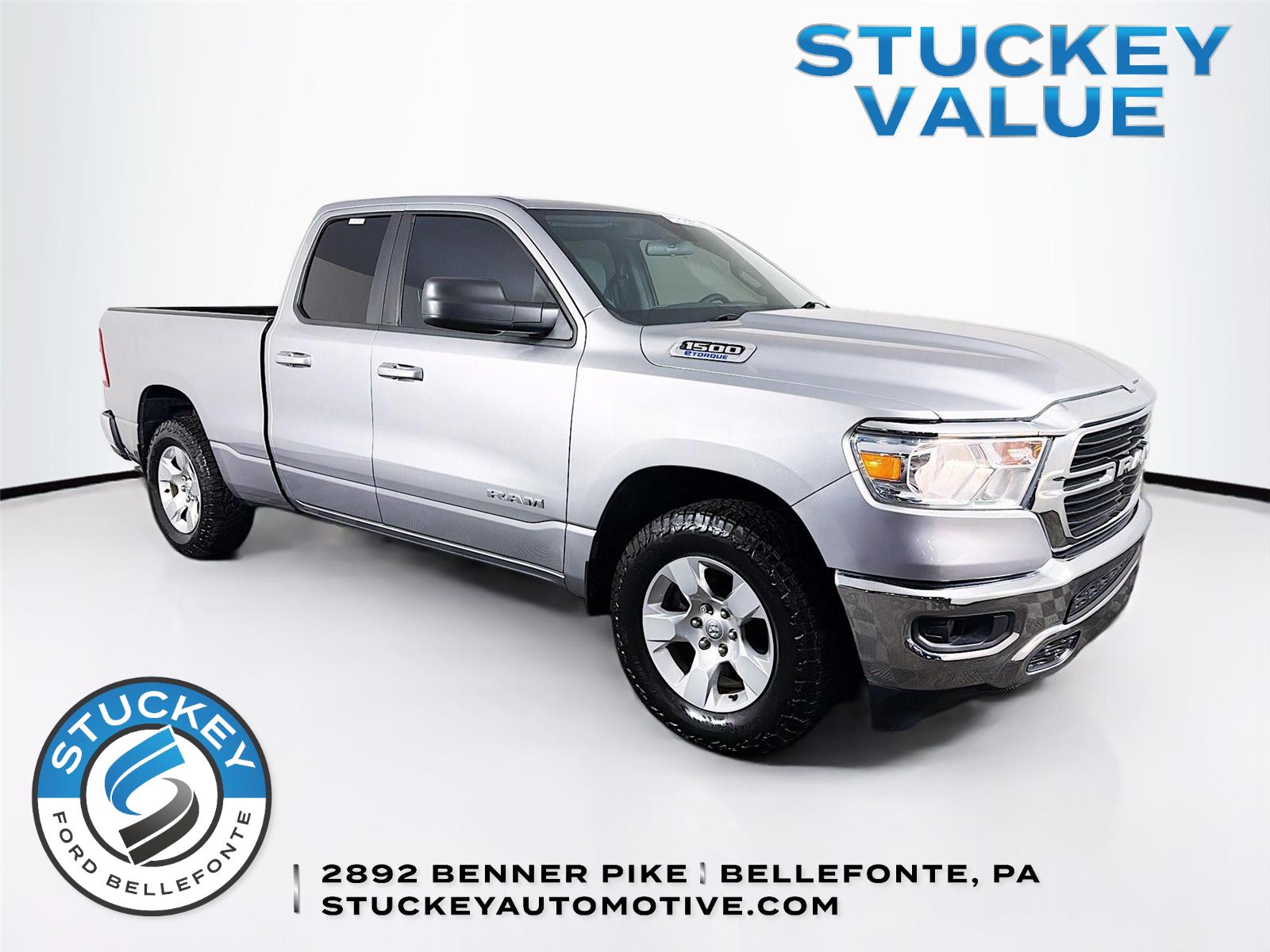 Billet Silver Metallic Clearcoat 2021 RAM 1500 Pickup Truck 4X2 8-Speed Automatic