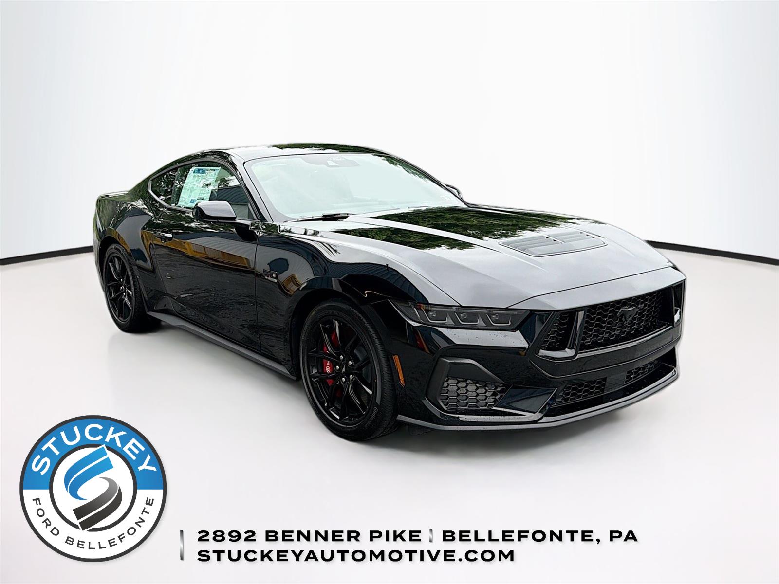 Shadow Black 2026 Ford Mustang Coupe Rear-Wheel Drive 6-Speed Manual
