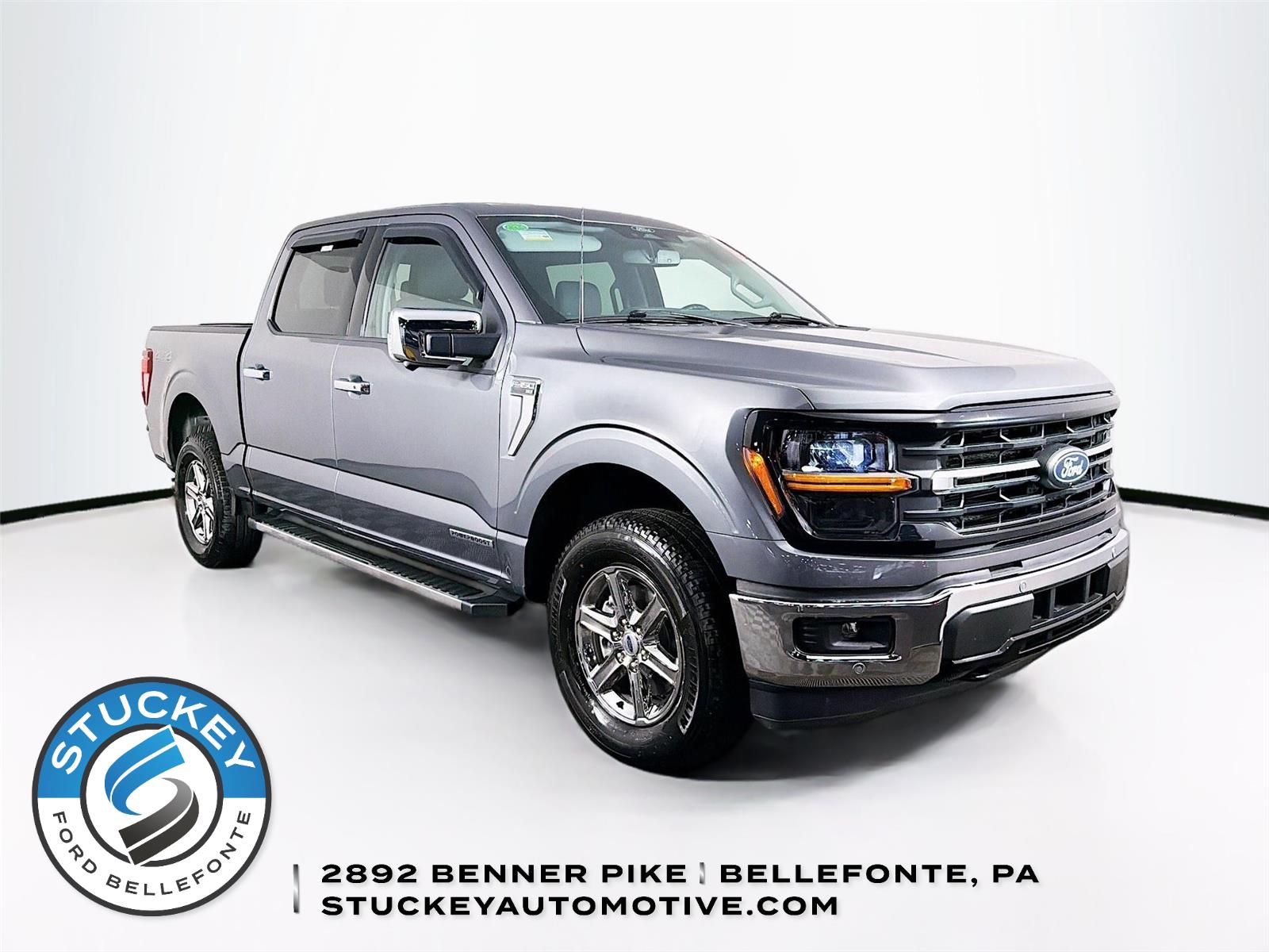 Carbonized Gray 2025 Ford F-150 Pickup Truck Four-Wheel Drive Automatic